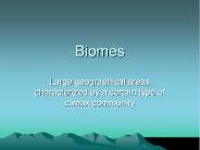 Biomes