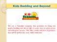 Kids Bedding And Beyond PowerPoint PPT Presentation