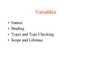 Variables