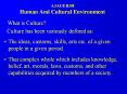 AJAGEB.08 Human And Cultural Environment PowerPoint PPT Presentation
