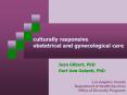culturally responsive obstetrical and gynecological care PowerPoint PPT Presentation