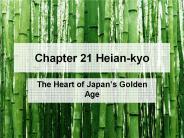 Chapter 21 Heian-kyo