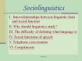 Sociolinguistics PowerPoint PPT Presentation