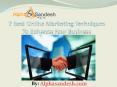7 Best Online Marketing Techniques To Enhance Your Business PowerPoint PPT Presentation