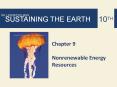 Chapter 9 Nonrenewable Energy Resources PowerPoint PPT Presentation