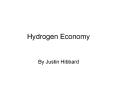 Hydrogen Economy PowerPoint PPT Presentation