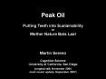 Peak Oil - Putting Teeth Into Sustainability PowerPoint PPT Presentation