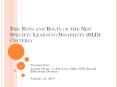 The Nuts and Bolts of the New Specific Learning Disability (SLD) Criteria PowerPoint PPT Presentation