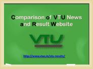 Comparison of VTU News and Result Website
