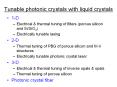 Tunable photonic crystals with liquid crystals PowerPoint PPT Presentation