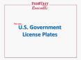 U.S. Government License Plates PowerPoint PPT Presentation