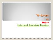 Internet booking engine
