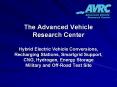 The Advanced Vehicle Research Center Hybrid Electric Vehicle Conversions, Recharging Stations, Smartgrid Support, CNG, Hydrogen, Energy Storage Military and Off-Road Test Site PowerPoint PPT Presentation