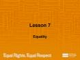 Equality PowerPoint PPT Presentation