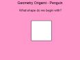 Geometry Origami - Penguin PowerPoint PPT Presentation