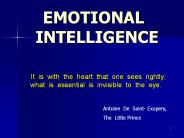 EMOTIONAL INTELLIGENCE