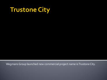 Trustone City