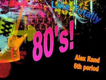 80's!