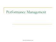 Performance Management