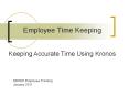 Employee Time Keeping PowerPoint PPT Presentation