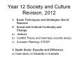 Year 12 Society and Culture Revision, 2012 PowerPoint PPT Presentation