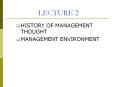 HISTORY OF MANAGEMENT THOUGHT PowerPoint PPT Presentation