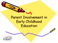 Parent Involvement in Early Childhood Education PowerPoint PPT Presentation
