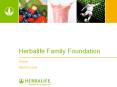 Herbalife Family Foundation Name Market Level Family PowerPoint PPT Presentation