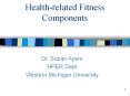 Health-related Fitness Components PowerPoint PPT Presentation