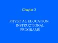 PHYSICAL EDUCATION INSTRUCTIONAL PROGRAMS PowerPoint PPT Presentation