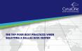 The Top Four Best Practices When Selecting a Dallas Data Center PowerPoint PPT Presentation