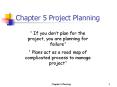 Chapter 5 Project Planning PowerPoint PPT Presentation