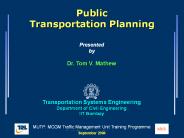 Public Transportation Planning