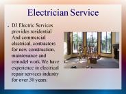 Electrician Services