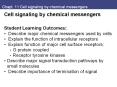 Chapt. 11 Cell signaling by chemical messengers PowerPoint PPT Presentation