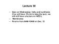 Quiz on Wednesday: fatty acid synthesis (You will have 15 min to take the quiz; we will still have a lecture on WED.) PowerPoint PPT Presentation