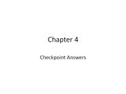 Checkpoint Answers