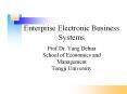 Enterprise Electronic Business Systems PowerPoint PPT Presentation