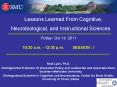 Lessons Learned From Cognitive, Neurobiological, and Instructional Sciences PowerPoint PPT Presentation