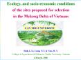 SITUATION OF SHRIMP INDUSTRY IN THE MEKONG DELTA (2000-2001) (Report submitted to the ACIAR Rice-Shrimp project, October 2001)  Le Xuan Sinh, PhD candidate Department of Agricultural Economics University of Sydney, NSW 2006, Australia  PowerPoint PPT Presentation