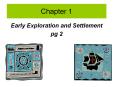 Early Exploration and Settlement PowerPoint PPT Presentation