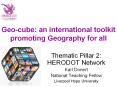 Geo-cube: an international toolkit promoting Geography for all PowerPoint PPT Presentation