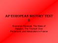 AP European history Test II PowerPoint PPT Presentation