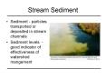 Stream Sediment PowerPoint PPT Presentation
