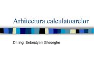 Arhitectura calculatoarelor