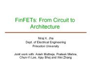 FinFETs: From Circuit to Architecture