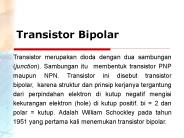 Transistor Bipolar