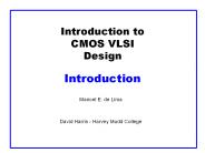 Introduction to CMOS VLSI Design Introduction