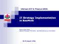 IT Strategy Implementation in BaoMinh PowerPoint PPT Presentation