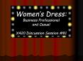 Business Attire for Women in the Workplace PowerPoint PPT Presentation